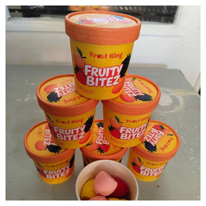 Precio de fábrica Fruity Bitez Taza de helado Precio al por mayor Sabores surtidos Coco Piña Mango Papaya Fresa Chocolate - Product Image 5