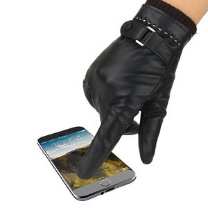 Nouveau produit Fournisseur d'usine Gants d'hiver pour femmes Gants de conduite en cuir pour hommes Gants en cuir non doublés - Product Image 6