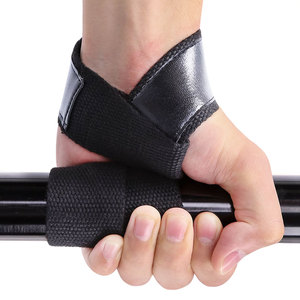 Customizable Logo for Adult Men Women Cotton <b>Straps</b> OEM Durable Non-Slip Flexible Weight Lifting Gym Workout Support Wrist Wraps - Product Image 1