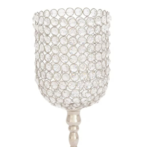 เชิงเทียนคริสตัลสีทองดีไซน์ทรงถ้วยสำหรับวางเทียนขนาดใหญ่ของตกแต่งรีสอร์ทที่หรูหรา - Product Image 2