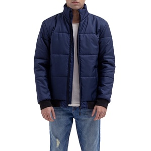 Unisex Waterproof Breathable Anti-Bacterial Hooded Puffer <b>Jacket</b> <b>Zipper</b> Solid Color Full Sleeve Stand Material for Winter 2026 - Product Image 3
