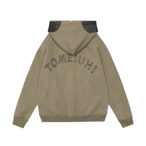 Sudadera con Capucha Extra Grande de Alta Calidad, 100% Algodón, con Cierre Completo, para Hombre, Invierno, Cálida, con Estampado de Calavera y Esqueleto Bordado, Estilo Harajuku - Product Image 5