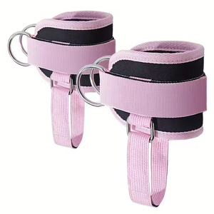 Entraînement à la force des jambes Sangle de pari pour cheville Sangle d'entraînement pour cheville et pied Sangles de cheville à anneau en D - Product Image 2
