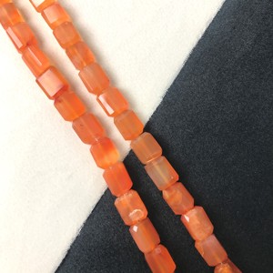 Perles Rondelles Lisses en Cornaline 100% Naturelle Certifiée IGI 10x8x5mm Grade AA Orange Feu Vivaaz Gems Jaipur, Pierres Précieuses en Vrac pour Bijoux - Product Image 3