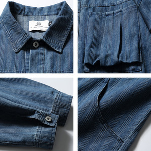 Vente en gros Veste en jean de haute qualité pour hommes Veste en jean personnalisée pour hommes - Product Image 4