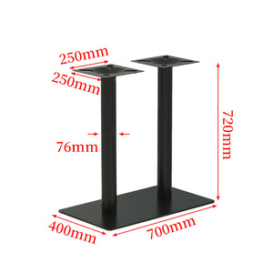 Base de table en acier inoxydable au design moderne et luxueux avec plateau en roche pour pâtisserie, café, salle à manger et salon - Product Image 2