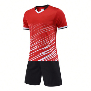 Mens soccer team kit with <b>embroidery</b> sponsor print logo name number quick dry <b>material</b> and full custom design options - Product Image 1