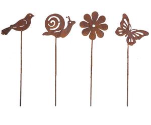 Estacas de jardín de metal decorativas con estilo para patio de césped y jardín para agregar elegancia y atractivo rústico al aire libre - Product Image 5