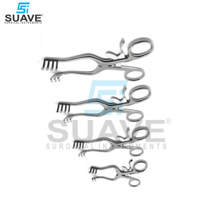 SUAVE SURGICAL INSTRUMENTS Set 10 Pièces Écarteurs vétérinaires en acier inoxydable Instruments de chirurgie vétérinaire réutilisables - Product Image 5