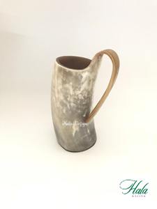 Taza de cuerno para beber de ágata artesanal Natural de nuevo diseño, tazas de cuerno vikingo de Material orgánico para Vasos - Product Image 5
