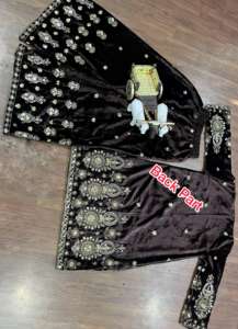 Shorts classiques pour femmes, longueur genoux, broderie florale, broderie réelle en miroir, paillettes, coton, travail sur les deux côtés, lavable - Product Image 3