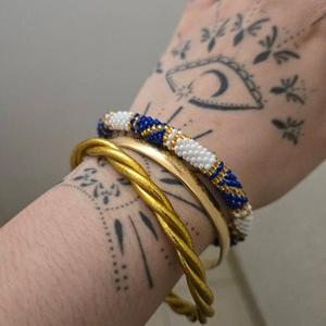 Bracelets et bracelets en laiton de mode pour les collections de bijoux de dame de mode de l'Inde en gros en laiton moderne - Product Image 6