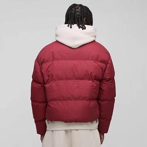 Solid Color Casual <b>Men</b> Puffer Jacket Streetwear New Fashion Windproof Puffer Jacket For Online Sale - Product Image 5