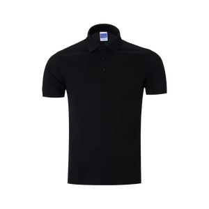 เสื้อโปโลกอล์ฟแขนสั้น100% ผ้าฝ้ายแห้งเร็วเสื้อโปโลมีปกเสื้อกอล์ฟสีพื้นแห้งเร็วฤดูร้อน - Product Image 2