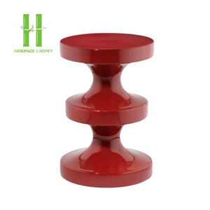 Meilleure vente tabouret moderne OEM chaise en laque de haute qualité tabouret de salon tendance décor de HNH Craft Made in Vietnam Factory - Product Image 2