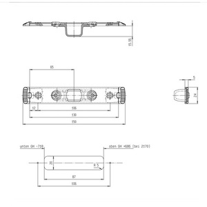 FUHR Stainless Steel U-Shaped Strike <b>Plate</b> 24x5 mm Bolt Latch Left/Right Locking <b>Door</b> <b>Plate</b> - Product Image 3