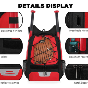 Equipo Deportivo Unisex al por Mayor, Diseño OEM, Moderno, Duradero, Impermeable, de 29L, para Equipos de Fitness, Baloncesto, Fútbol, Béisbol, Sóftbol - Product Image 3