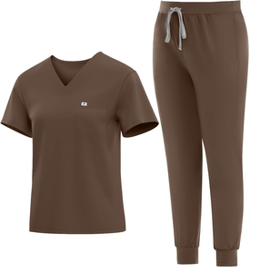 Venta al por mayor de trajes médicos de algodón estampados para mujeres, uniformes médicos coloridos de enfermería para hospitales, uniformes médicos tejidos para mujeres - Product Image 4