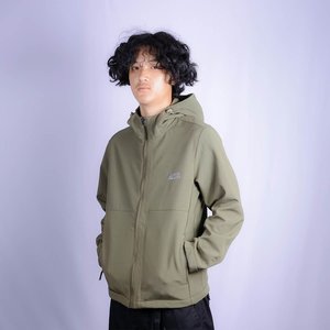 Naviguer enduit Softshell veste à capuche résistant à l'eau coupe-vent vêtements de plein air pour cyclisme Fitness fermeture éclair Polyester - Product Image 3