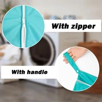 Sac à Linge Portable Grande Capacité Étanche Réutilisable avec Fermeture Éclair pour Dropshipping 2026 - Agent Dropshipping