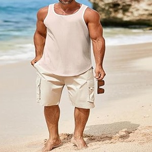 Custom Workout Sleeveless <b>Black</b> Cropped Lightweight Muscle Tee <b>Mesh</b> Tank <b>Top</b> Men Oversized Tank <b>Top</b> Men - Product Image 5