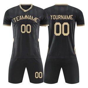Conjunto de Uniforme de Fútbol Personalizado Original al por Mayor, Incluye Camiseta y Pantalones, 100% Poliéster, Antibacteriano y de Secado Rápido - Product Image 1