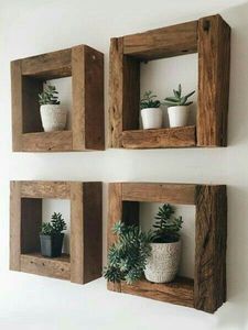 Article le plus tendance avec support en bois de forme multiple et étagères pour la décoration intérieure et murale - Product Image 4