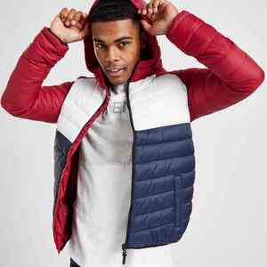 Chaqueta de Béisbol Acolchada de Invierno para Hombre con Logotipo Personalizado, Chaqueta de Calle de Poliéster - Product Image 3