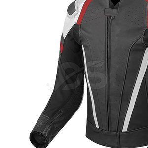 เสื้อแจ็คเก็ตขี่มอเตอร์ไซค์ หนังวัว กันลม ป้องกัน สำหรับขี่ในฤดูหนาว คุณภาพสูง - Product Image 5