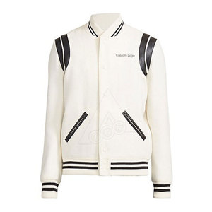 แจ็กเก็ตขนแกะสำหรับผู้ชายสำหรับฤดูหนาวผ้าคอตตอนพิมพ์โลโก้ออกแบบได้ตามที่ต้องการ - Product Image 1