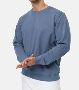 Nouveau design 100% coton 300 GSM pull sweat respirant col rond chaud hiver sweat pour hommes - Product Image 4