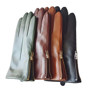 ถุงมือหนังแฟชั่นสำหรับผู้หญิงถุงมือแฟชั่นหนังสัมผัสนุ่มพิเศษระบายอากาศได้ดีที่สุด - Product Image 2