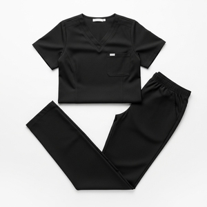 Ensembles de survêtement respirant Logo personnalisé femmes gommage Stretch docteur gommages médicaux uniformes d'hôpital infirmier gommages ensembles d'uniformes - Product Image 6