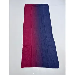 Premium Bamboo Reversible Women's <b>Lightweight</b> Long <b>Iron</b>-On Allergen-Free Shawl Scarf Daily Use Spring/Summer Instant Hijab - Product Image 3