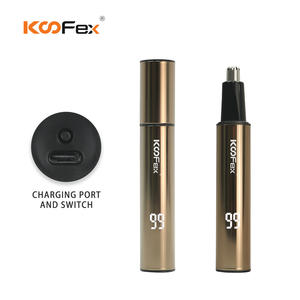 KooFex KF-7620 gli uomini professionisti usano i <span class=keywords><strong>peli</strong></span> del <span class=keywords><strong>naso</strong></span> rimuovono IPX4 impermeabile Mini dimensioni USB ricarica 7200RPM <span class=keywords><strong>naso</strong></span> Ttrimmer - Product Image 1