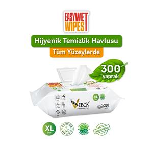 Lingettes humides anti-allergiques Easy 3x100, serviettes de nettoyage de surface, 90 feuilles, origine TR pour le nettoyage - Product Image 4