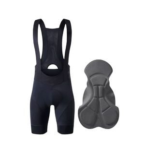 Cuissard de cyclisme ajusté pour homme, noir et blanc, séchage rapide, en Spandex et Nylon, longueur courte, vêtement de sport pour adulte - Product Image 3