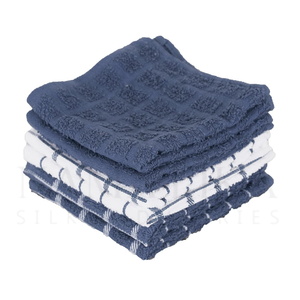 Ensemble de torchons de cuisine noir et blanc personnalisé torchons en coton pour le lavage de la cuisine Textiles de cuisine 100% coton - Product Image 5