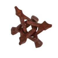 Support trépied en bois fait main, artisanat ancien, utilisations multiples, décoration intérieure, magnifique, par les consignataires indiens