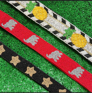 Hand Beaded Embroidered Strap for Mobile and Clutch <b>Purse</b> a Fashion Accessory for Women - Product Image 4