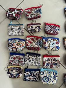 DAFNI BIG PAZAR Hand Embroidery Printed Mini <b>Fabric</b> <b>Wallet</b> Bag Women Mother's Day Promotional Model Number 577 - Product Image 2