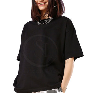 Camisetas de algodón informales para mujer más vendidas, recién llegadas, tallas grandes, opción de talla grande, patrón impreso, técnicas lisas para verano - Product Image 1