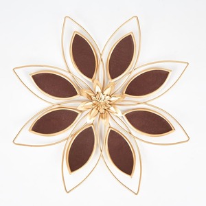 Metal Flower Modern Abstract Metal Wall Art with Stylish Design for Home or Office for Wall <b>Decor</b> and <b>Spring</b> Format - Product Image 2