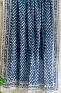 Léger traditionnel main bloc imprimé 100% coton écharpe Jaipur fabriqué à la main écharpe Boho Chic fait à la main ethnique doux coton écharpe - Product Image 5