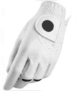 Gants de golf colorés en cuir respirant et confortable en gros Gants de golf unis de haute qualité 2025 Top - Product Image 6