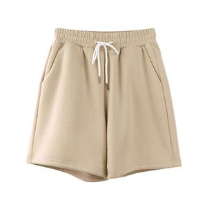 กางเกงขาสั้นผู้หญิงผ้าฝ้ายเนื้อนุ่มแบบใหม่สำหรับฤดูร้อน มีเชือกผูกเอว ทรงสลิมลำลอง รุ่นฮิต ปี 2026 - Product Image 4