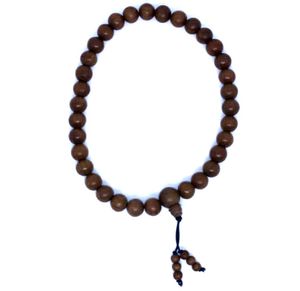 ไม้จันทน์หอมอินเดีย tasbih 33ลูกปัดทำด้วยมือไม้6มมลูกปัดมุสลิมสวดมนต์สร้อยคอแฟชั่นมิสบาฮา - Product Image 4