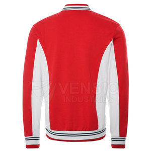 High Quality High Street Slim Fit Stand Collar Casual <b>Men</b> Sports <b>Jacket</b> Customized Wholesale Cotton Baseball - Product Image 2