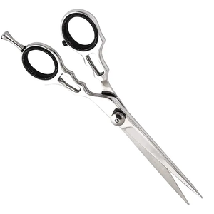 CNC High Quality 4Cr13 Stainless Steel Sharp <b>Blade</b> Tip <b>Barber</b> Scissors Professional Hair Cutting Shears Beauty Type - Product Image 3