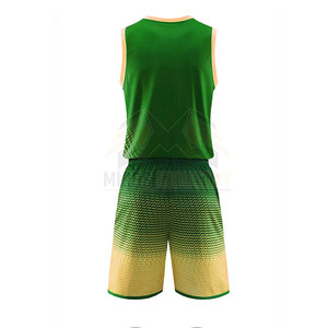 Tenue de Basketball Personnalisée en Polyester de Haute Qualité avec Logo – Légère, Respirante, Vêtements de Sport – Meilleur Prix – Ensembles Imprimés pour Hommes - Product Image 2